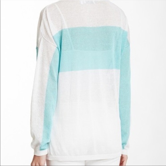 💕HP💕525 America black and white Striped sweater - Picture 14 of 14